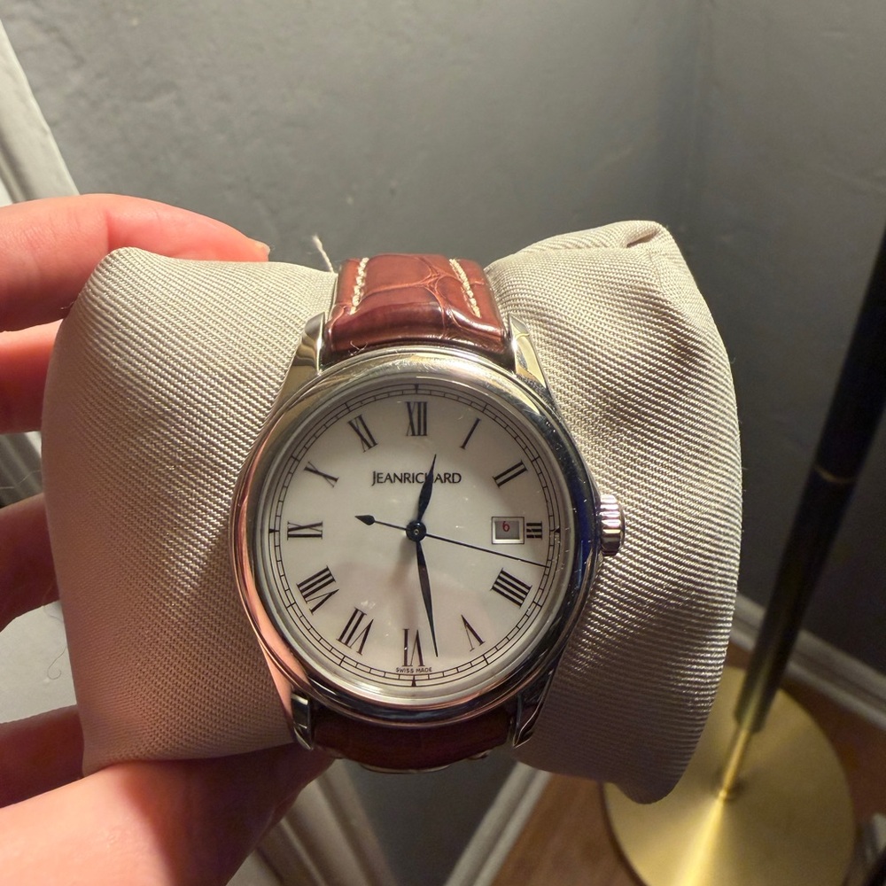 Men's Brown Leather Watch